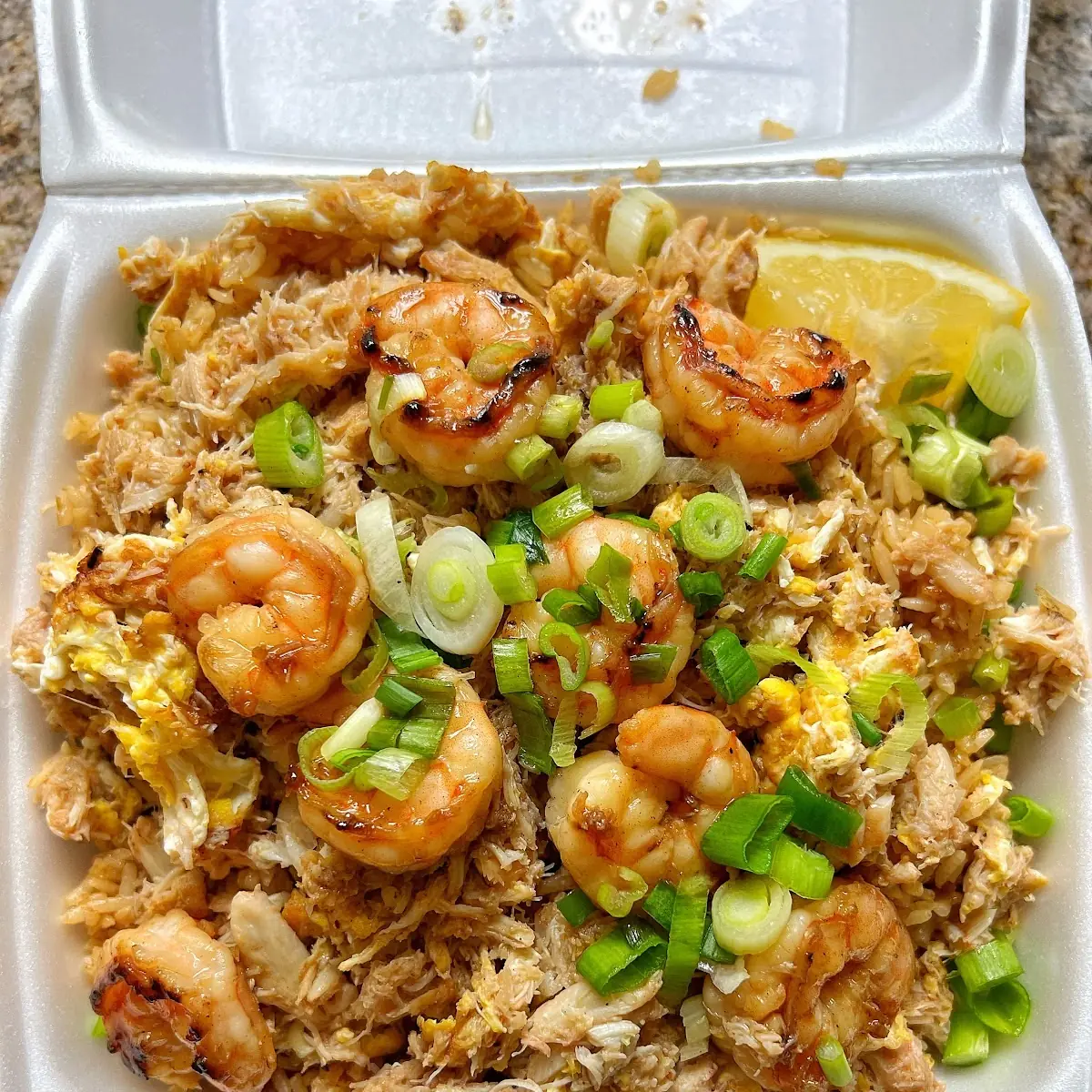 Shrimp Fried Rice w Crab