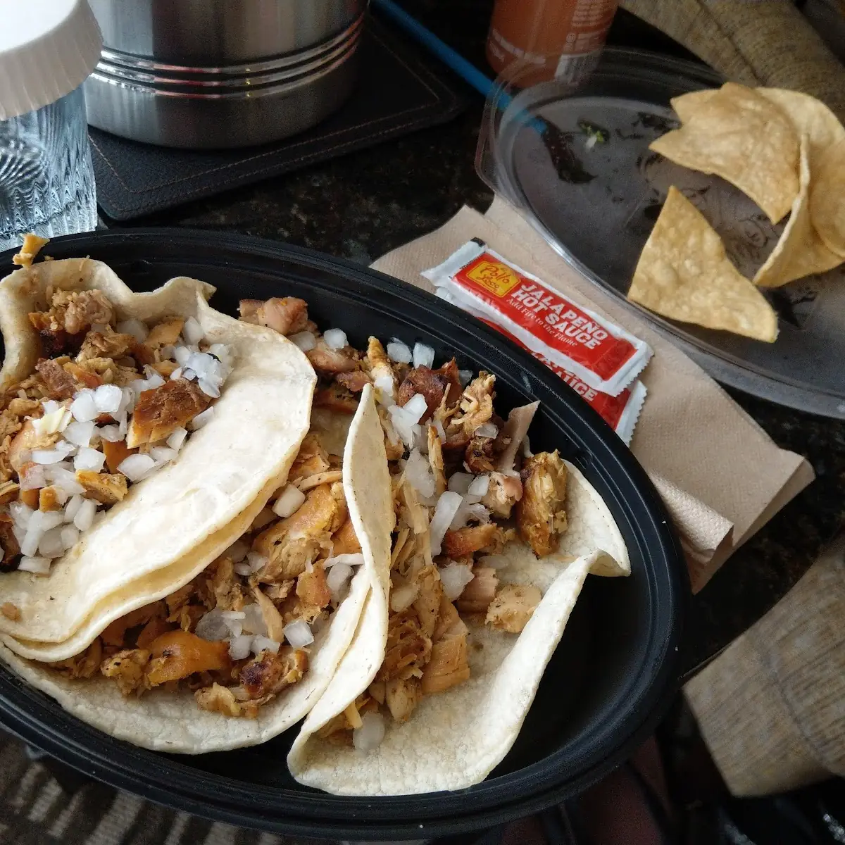 Chicken Street Tacos Missing the Cilantro