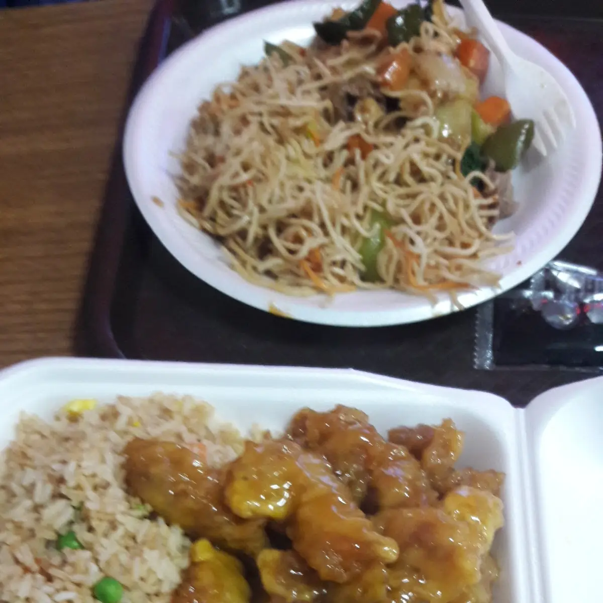 Orange Chicken and Fried Rice
