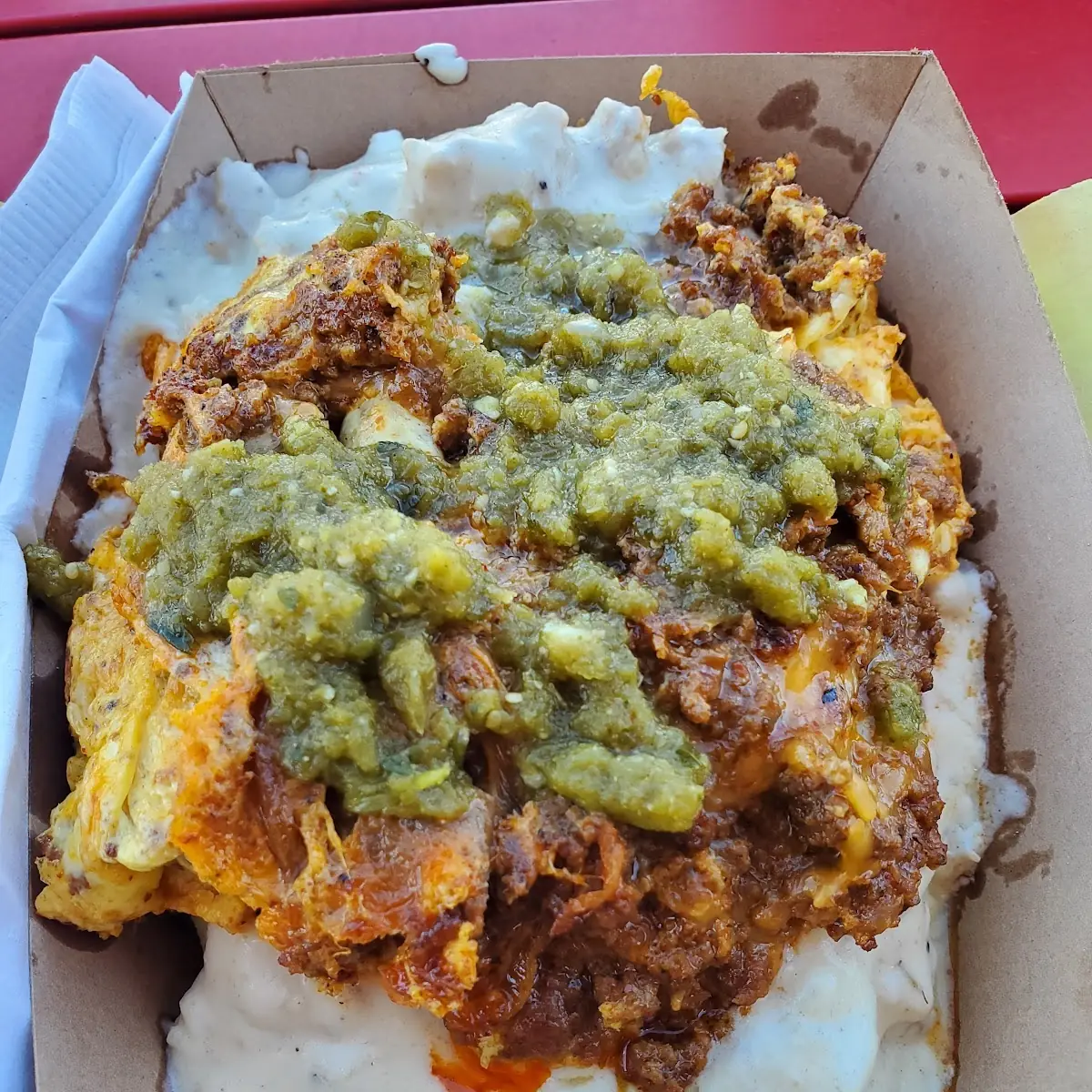 Chorizo Eggs with B&G