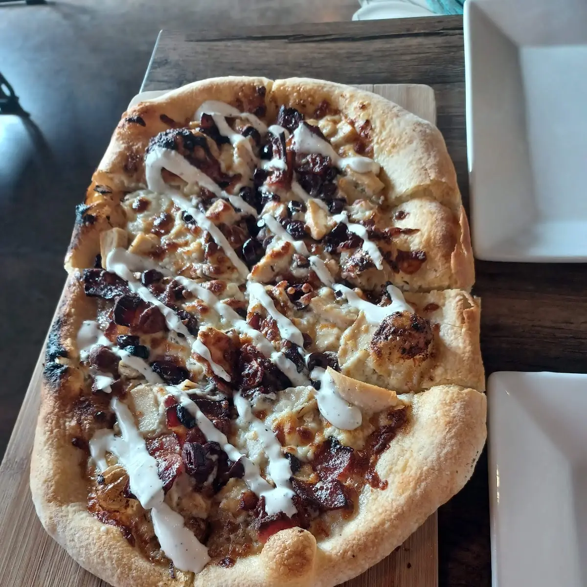 Chicken Bacon Ranch Pizza