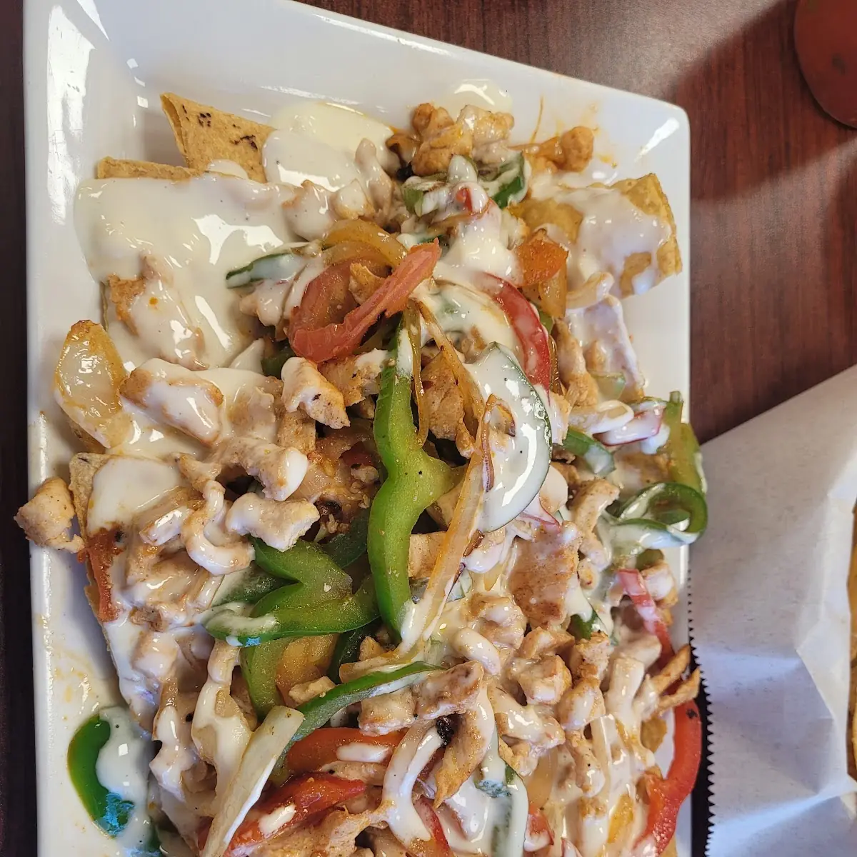 Chicken Fajita Nachos