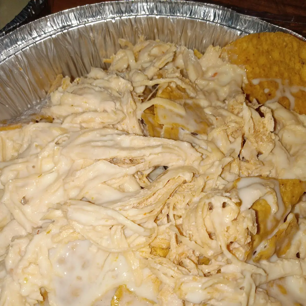 Shredded Chicken Nachos