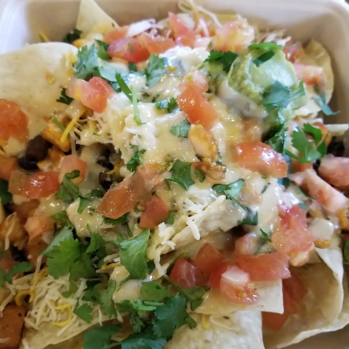 Grilled White Chicken Nachos