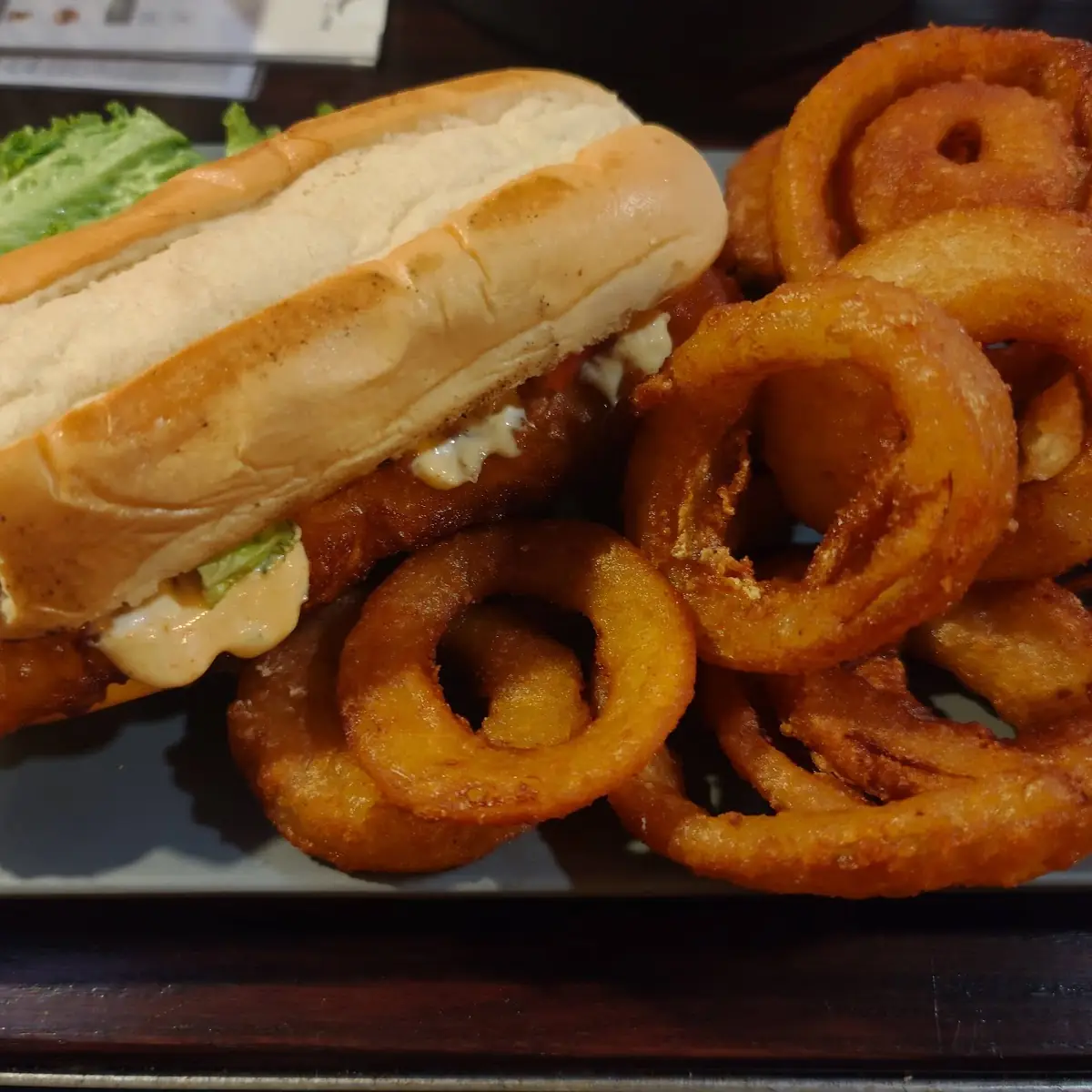 Fish and Onion Rings