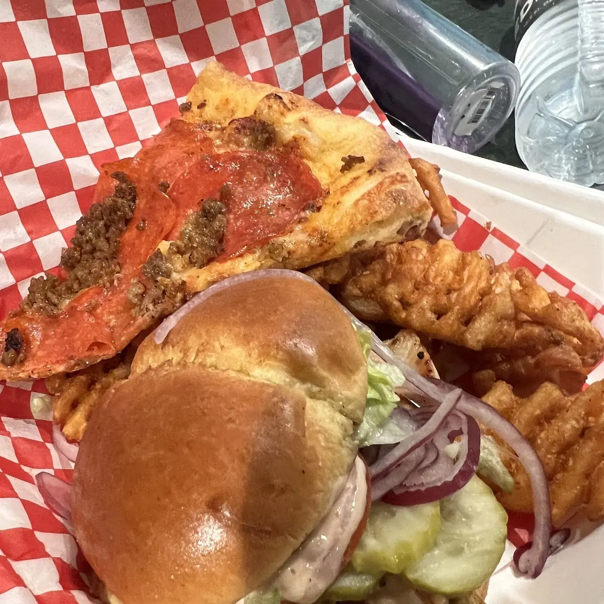 Grilled Chicken Burger Meal