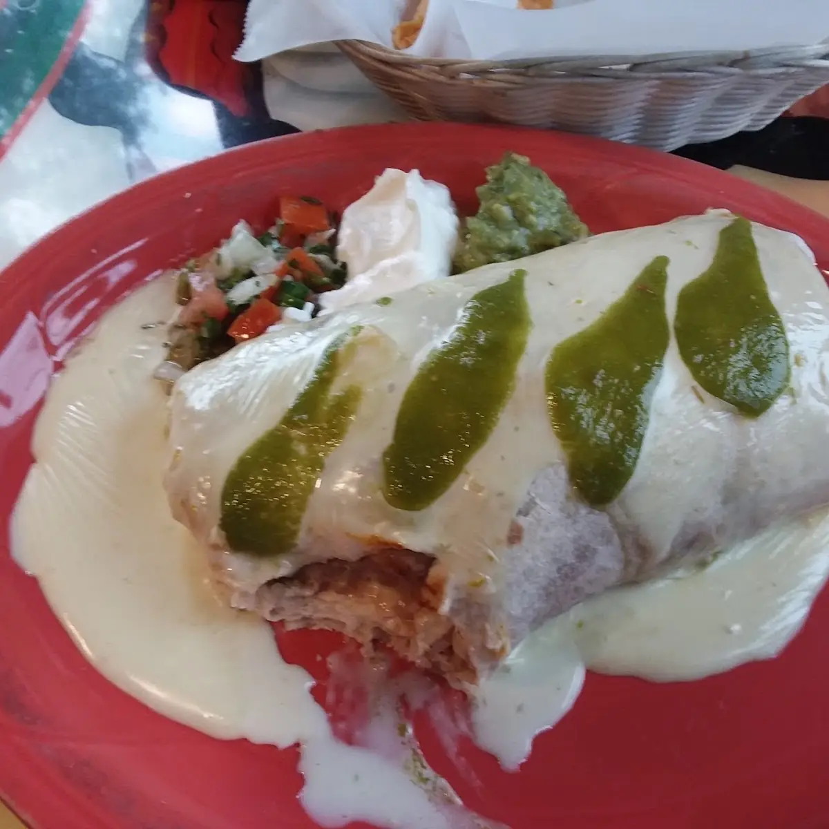 One Enchilada One Chile Relleno