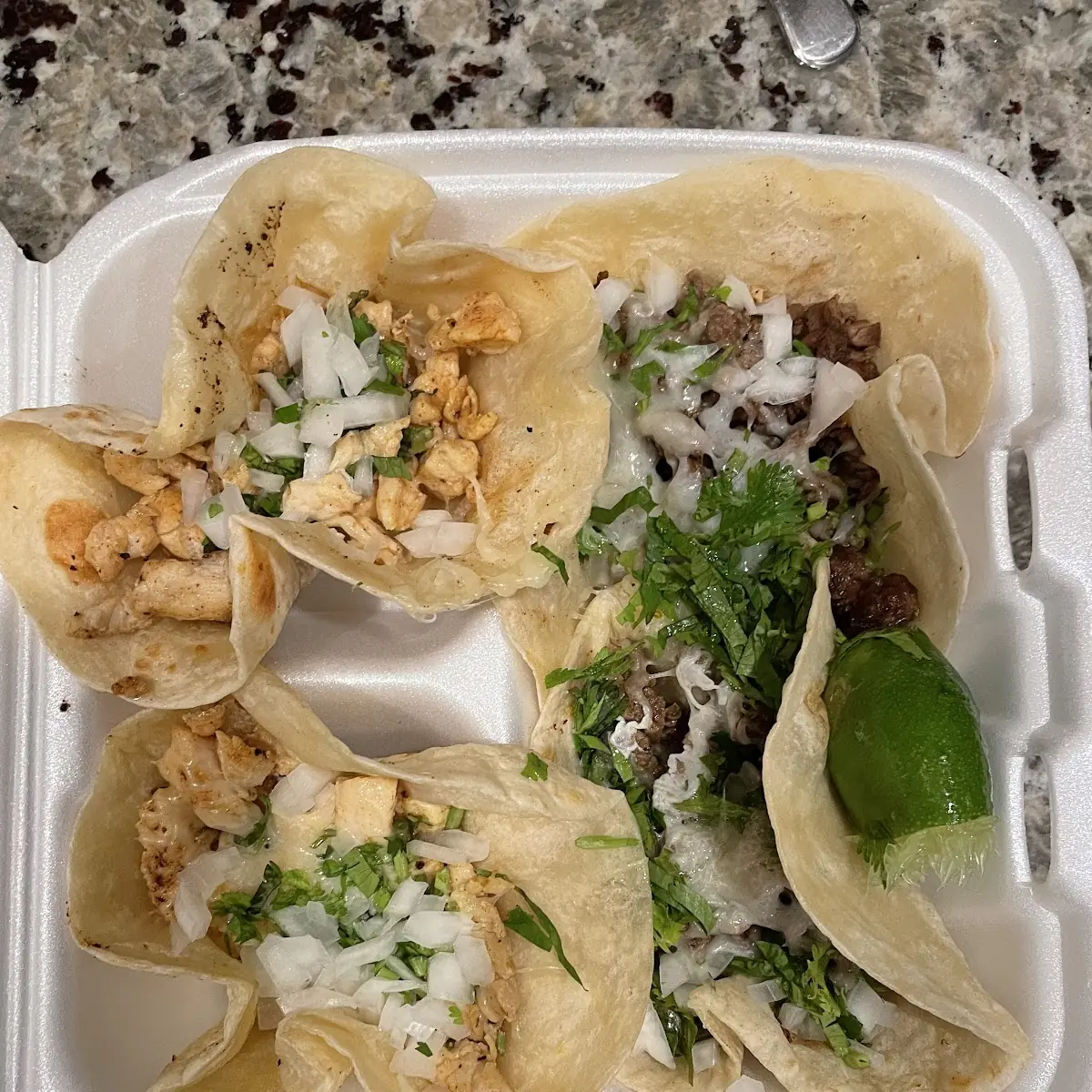 Chicken and Steak Tacos