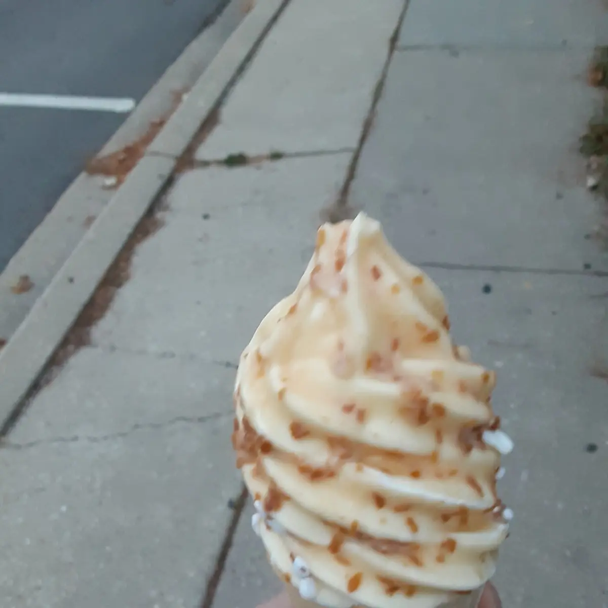 Vanilla Soft Serve with Roasted Coconut