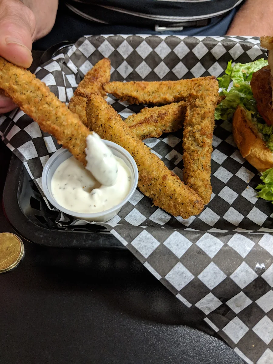 Fried Pickles and Ranch Dip