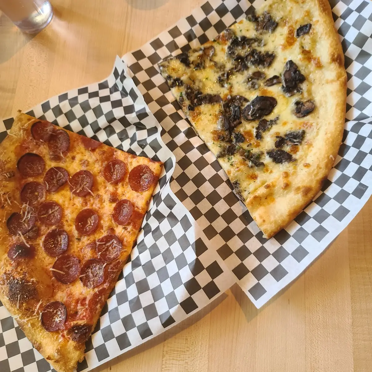 Single Slice Mushroom Pizza