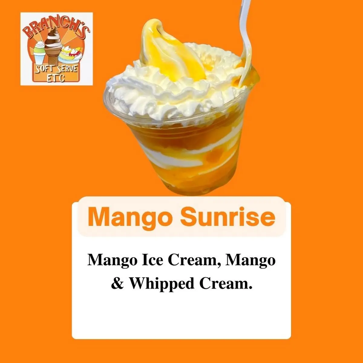 Mango Sunrise Sundae