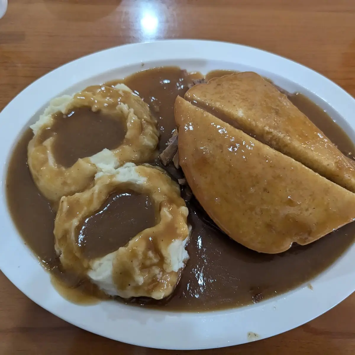 Hot Beef Extra Side of Mashed Potatoes