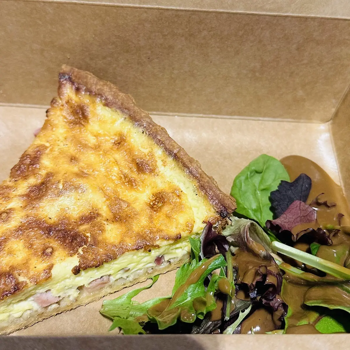 Quiche Combo Quiche Slice & Daily Salad