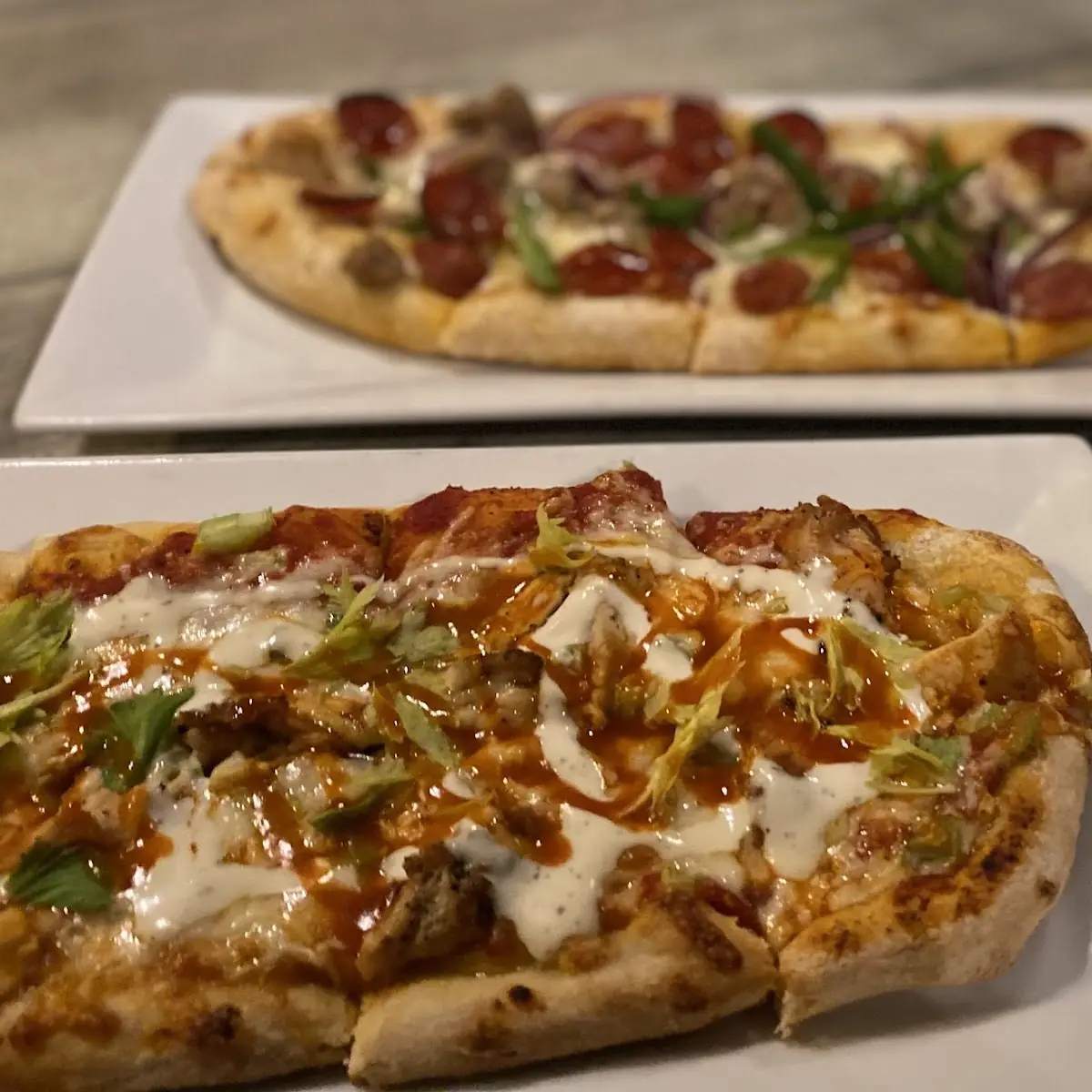 Flatbread Pizza Buffalo Chicken