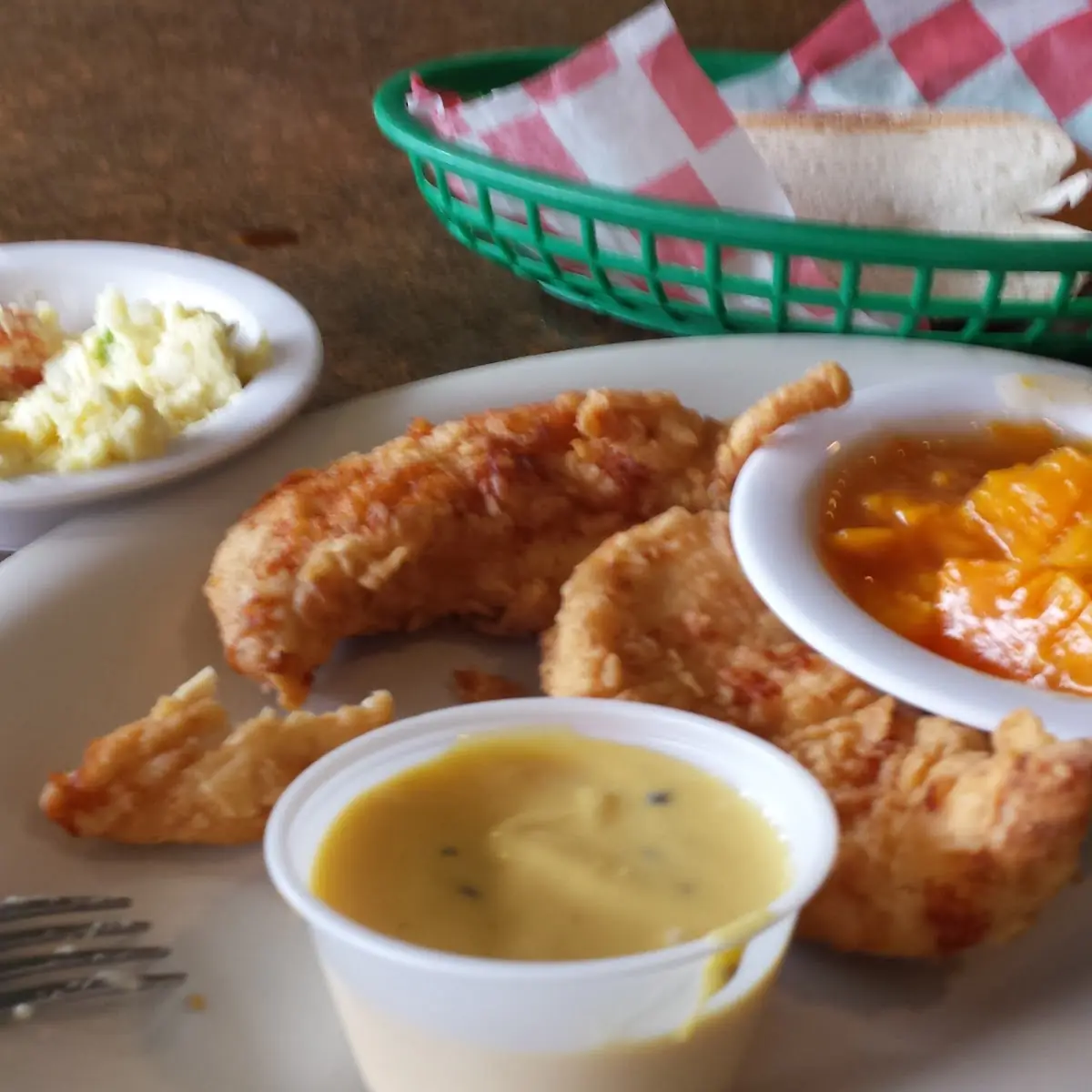 Flounder Fish Sandwich