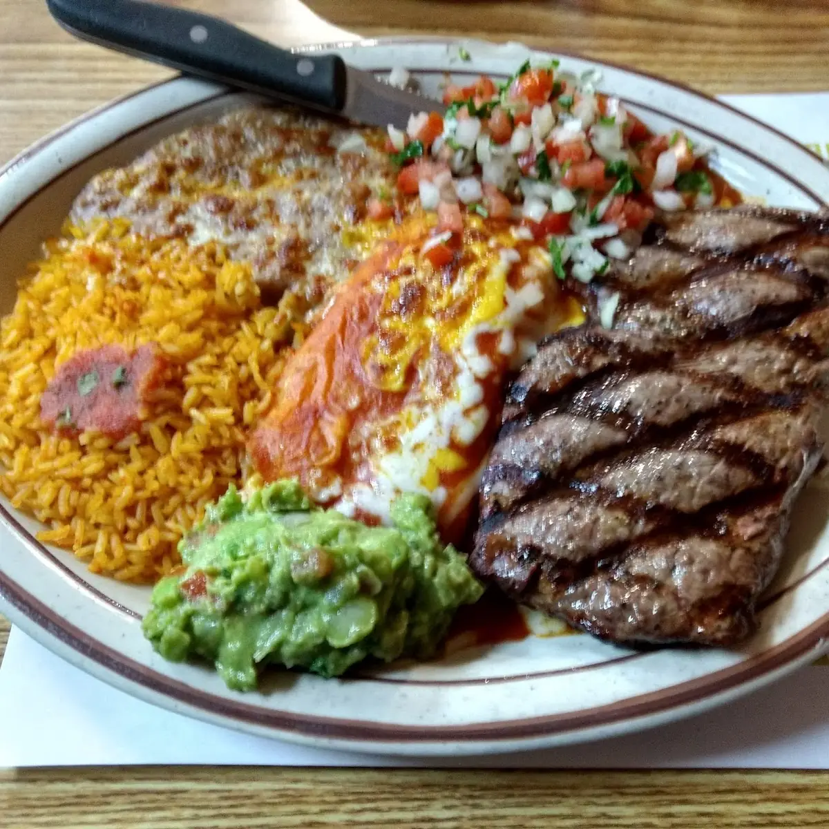 Steak and Cheese Enchilada