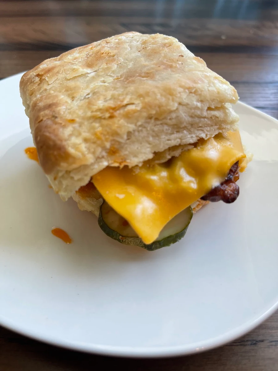 Brisket Egg & Cheese Taco
