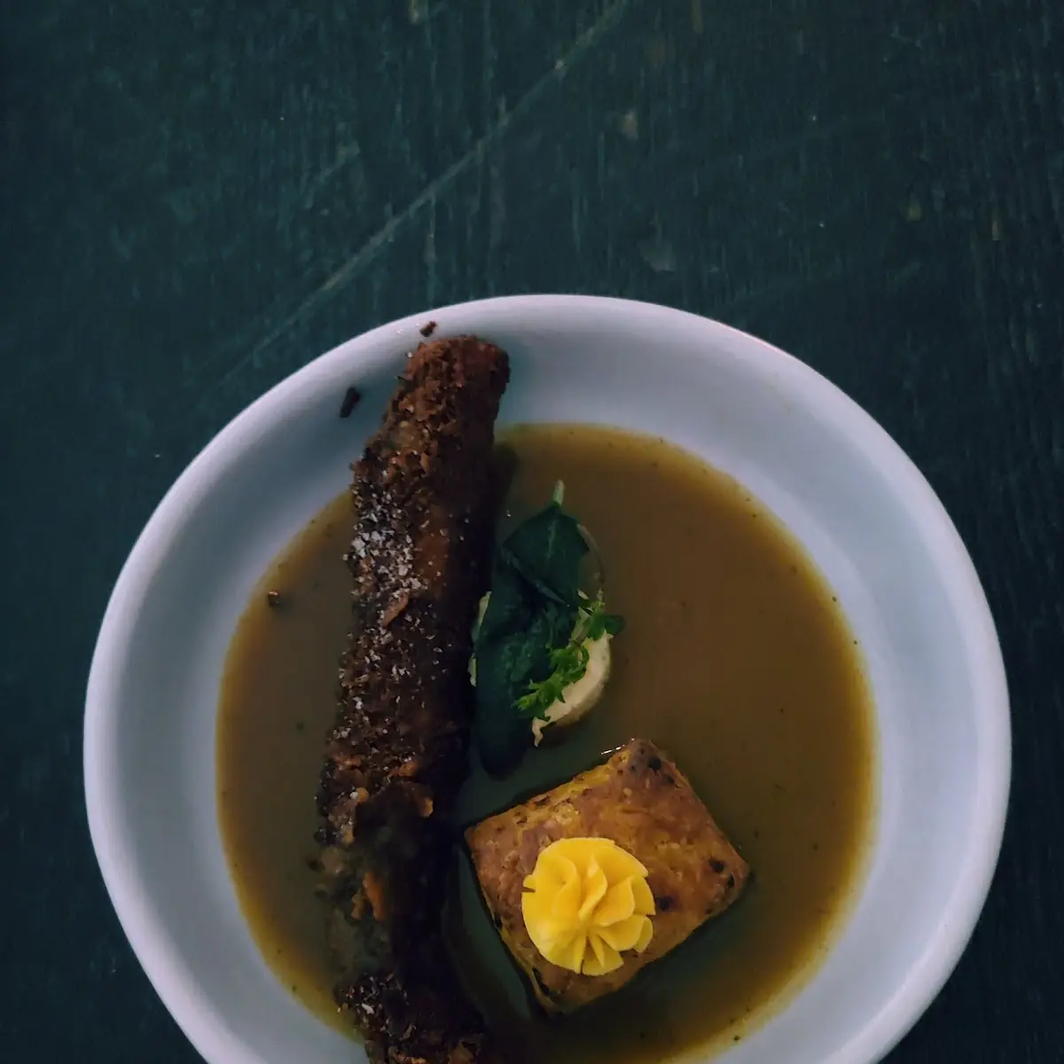 Black Garlic Sticky Toffee Pudding