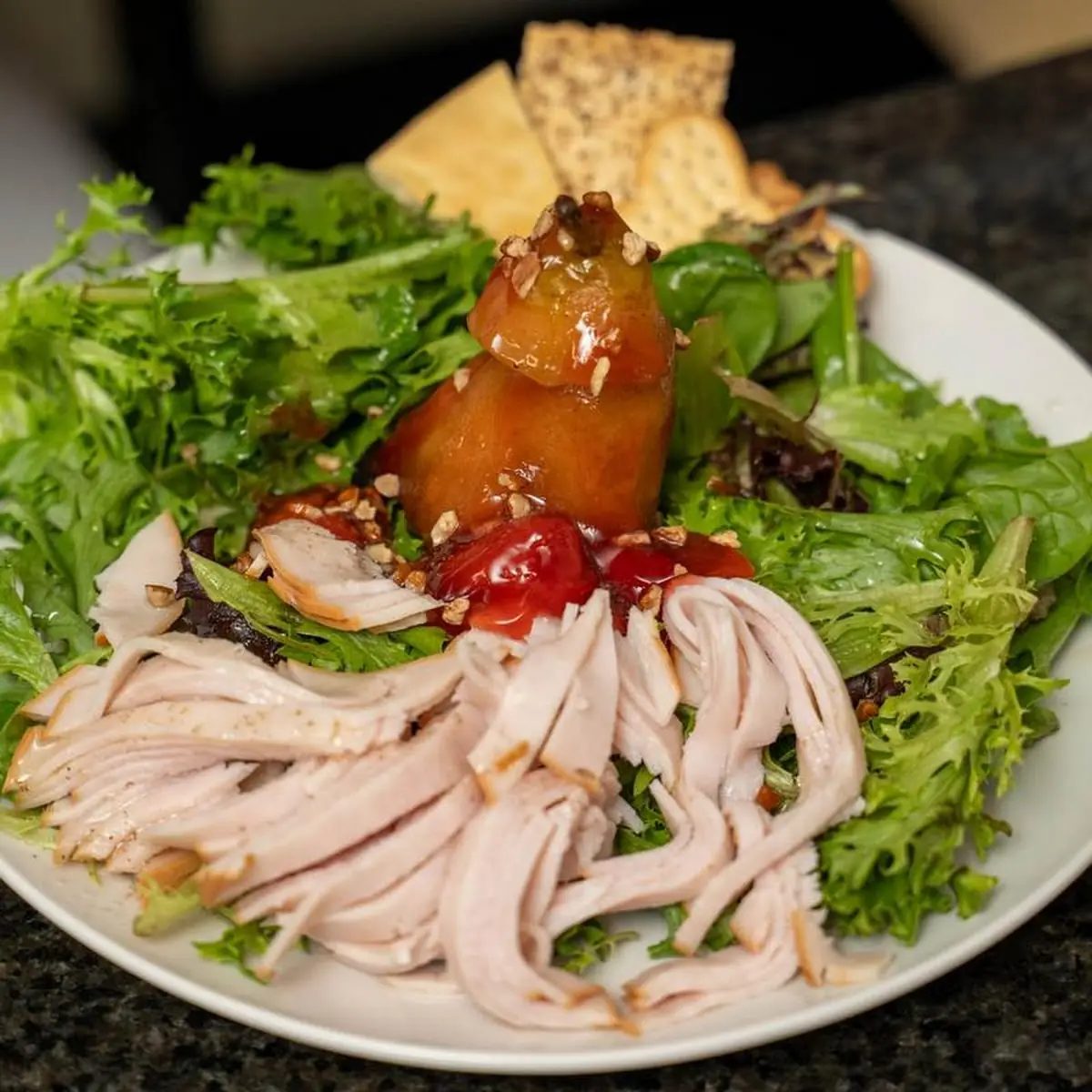 Sliced Turkey & Green Salad