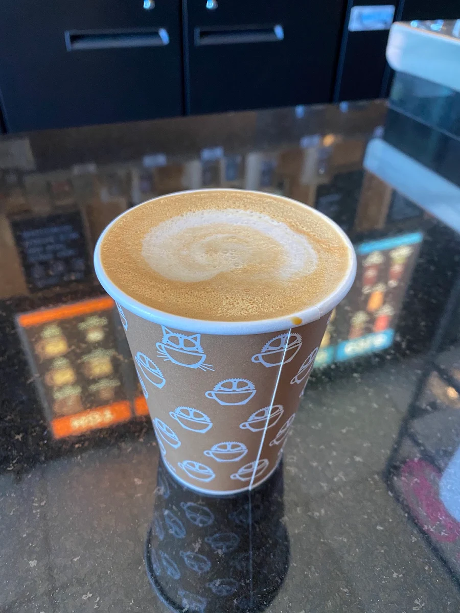 Coffee Latte with Almond Milk
