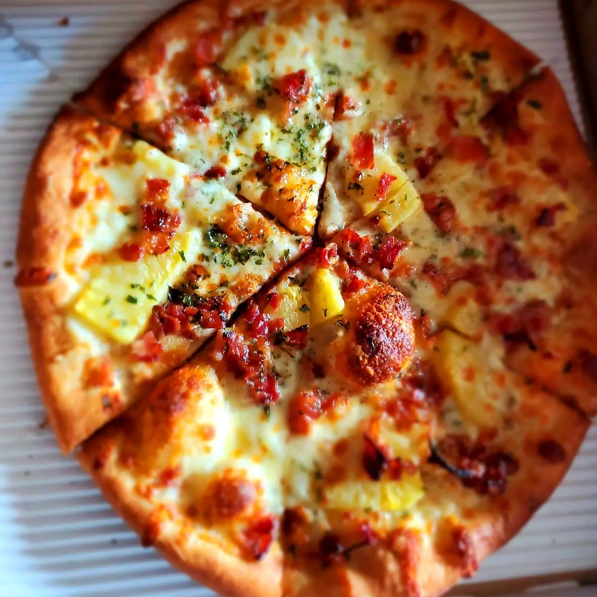 Fresh Pineapple Bacon & Hot Honey
