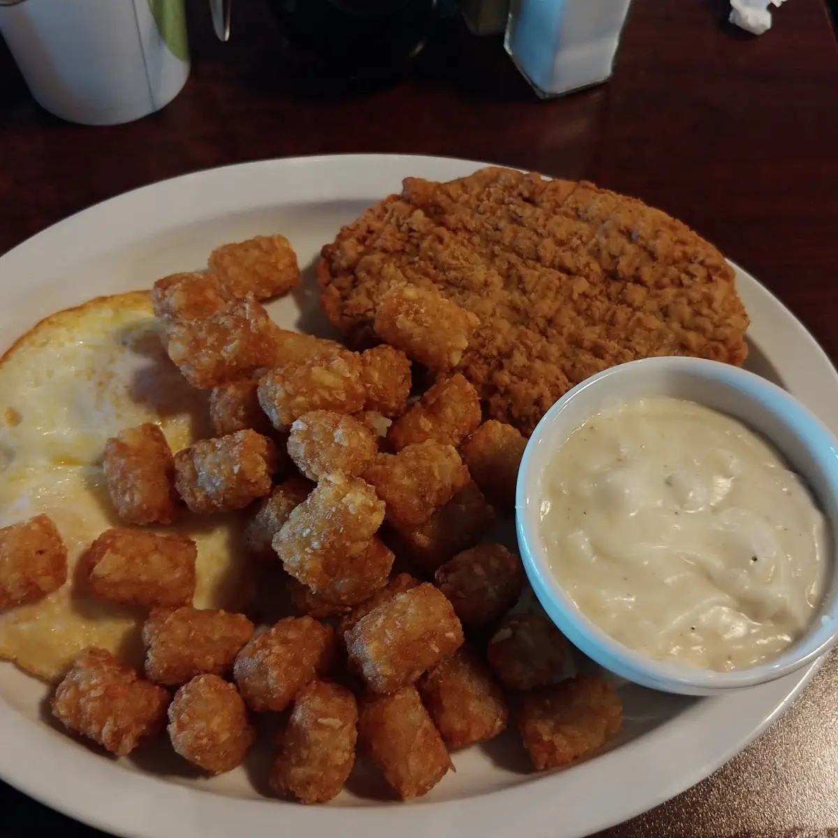 Chicken Fried Steak N Tater Tots