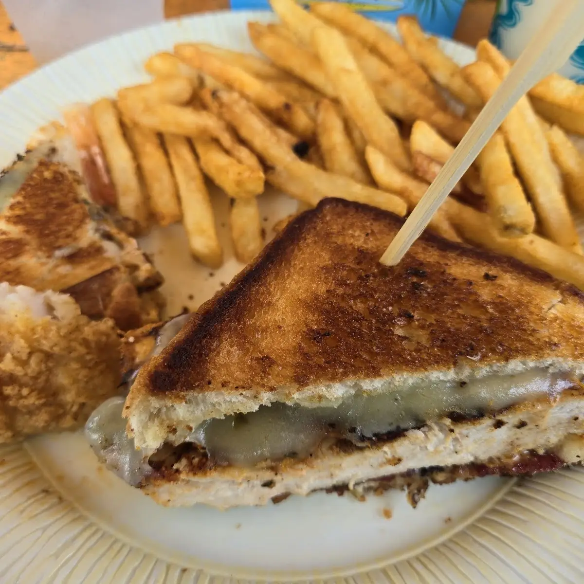 Blackened Chicken Grilled Cheese