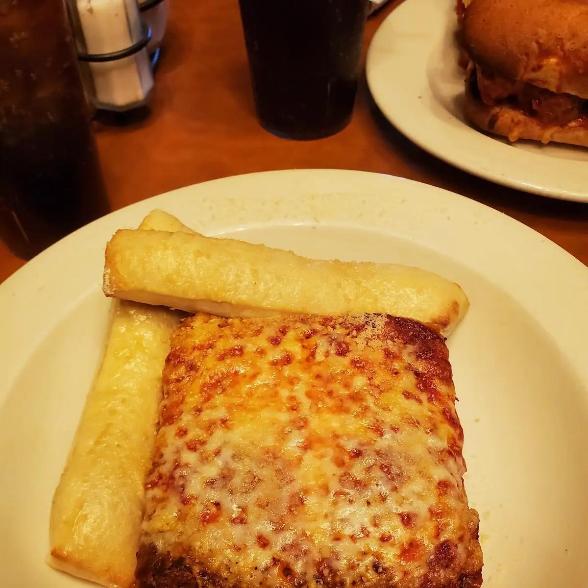 Lasagna with Garlic Bread Sticks