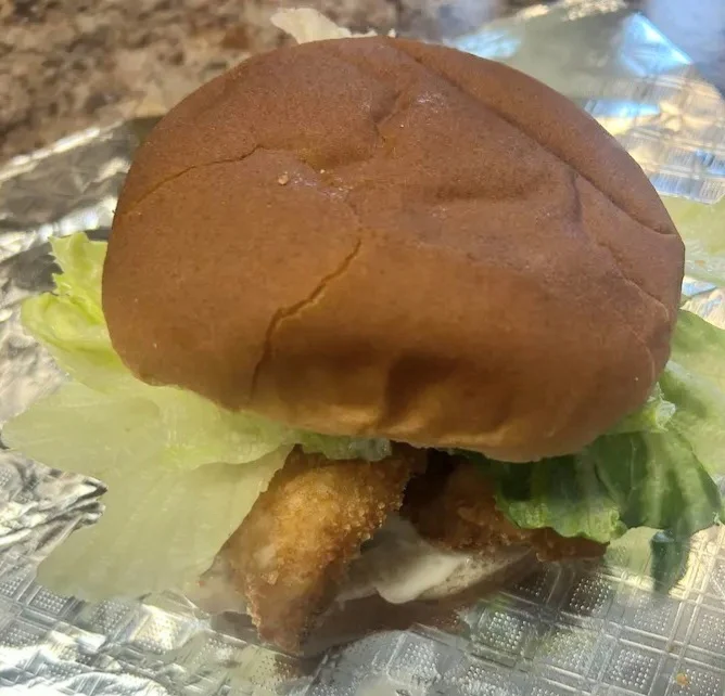 Fried Perch Sandwich