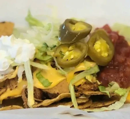 Loaded Chicken Nachos