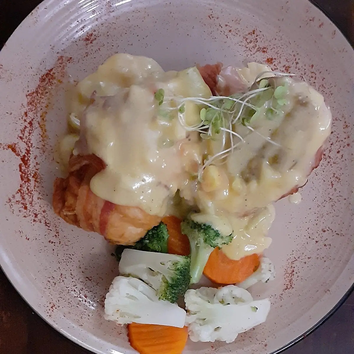 Mofongo Filled Chicken Breast