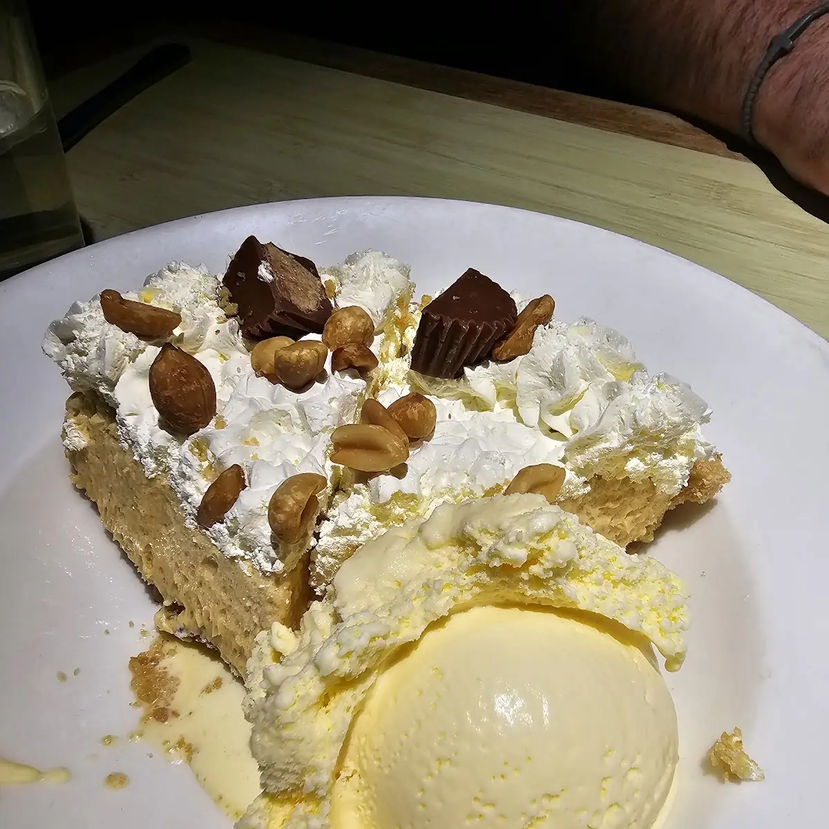 Peanut Butter Pie & Ice Cream