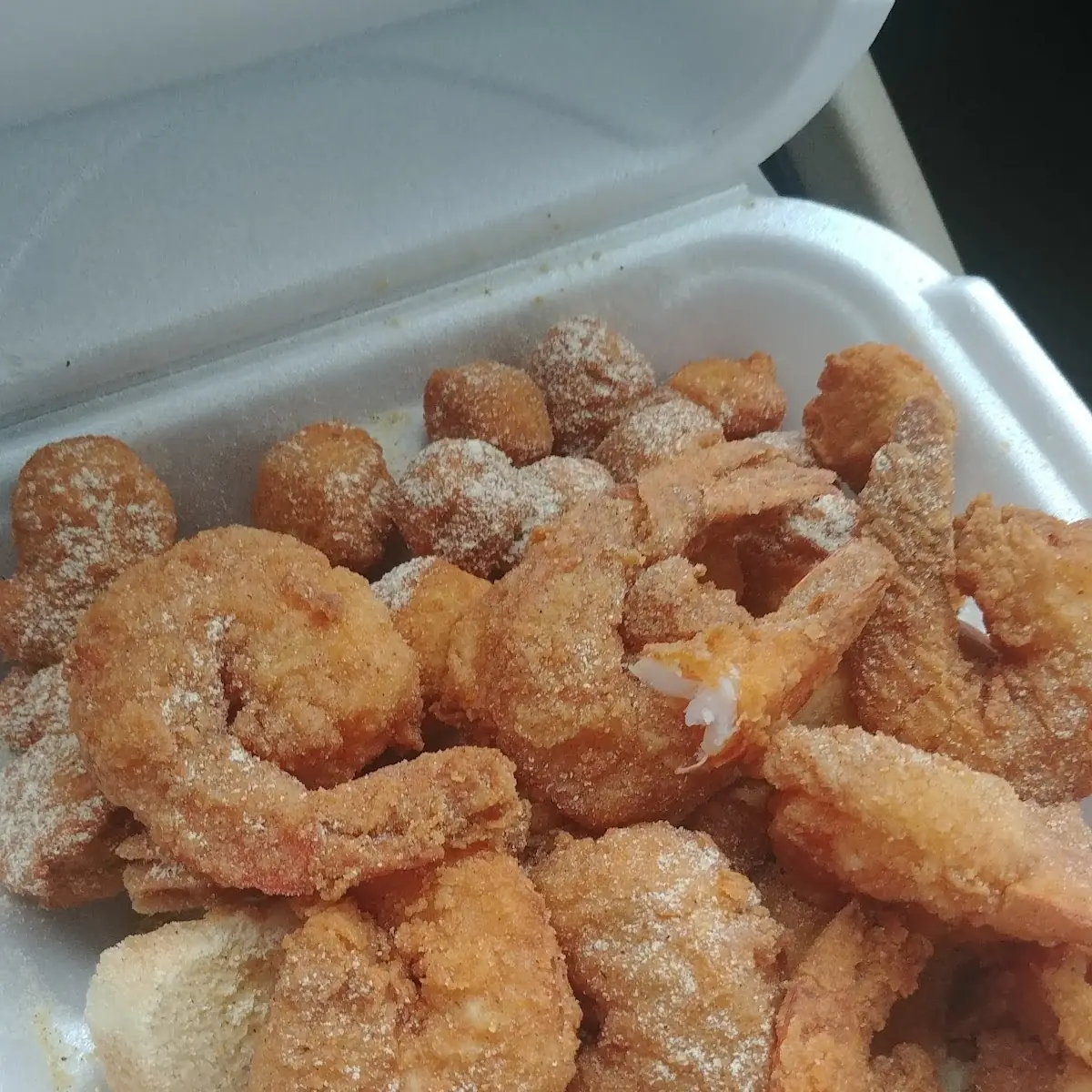 Jumbo Shrimp & Fried Okra