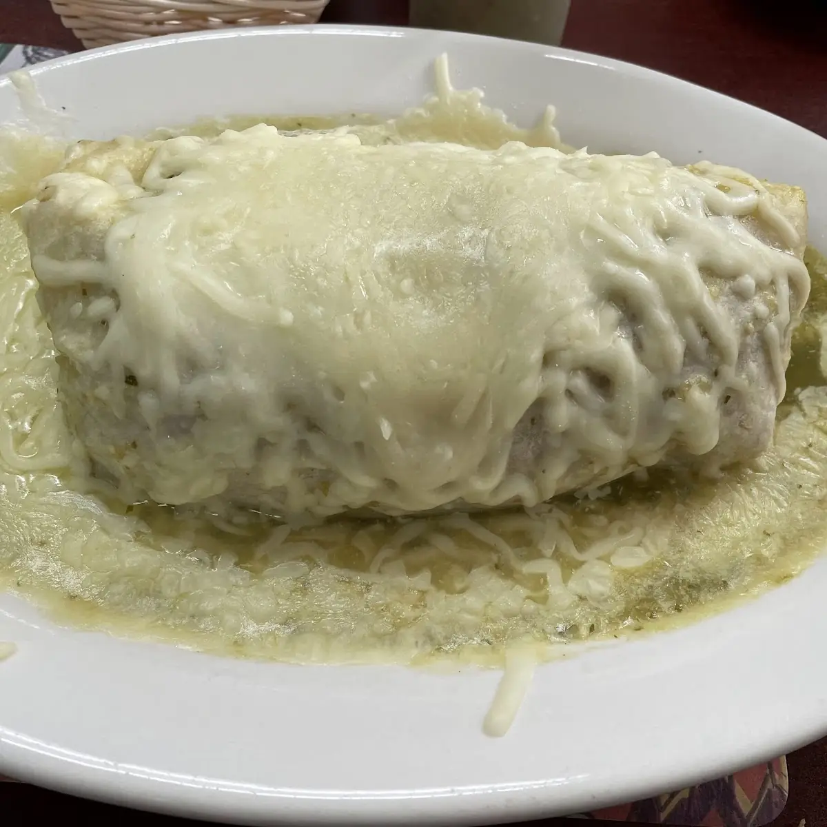 Wet Burrito Salsa Verde