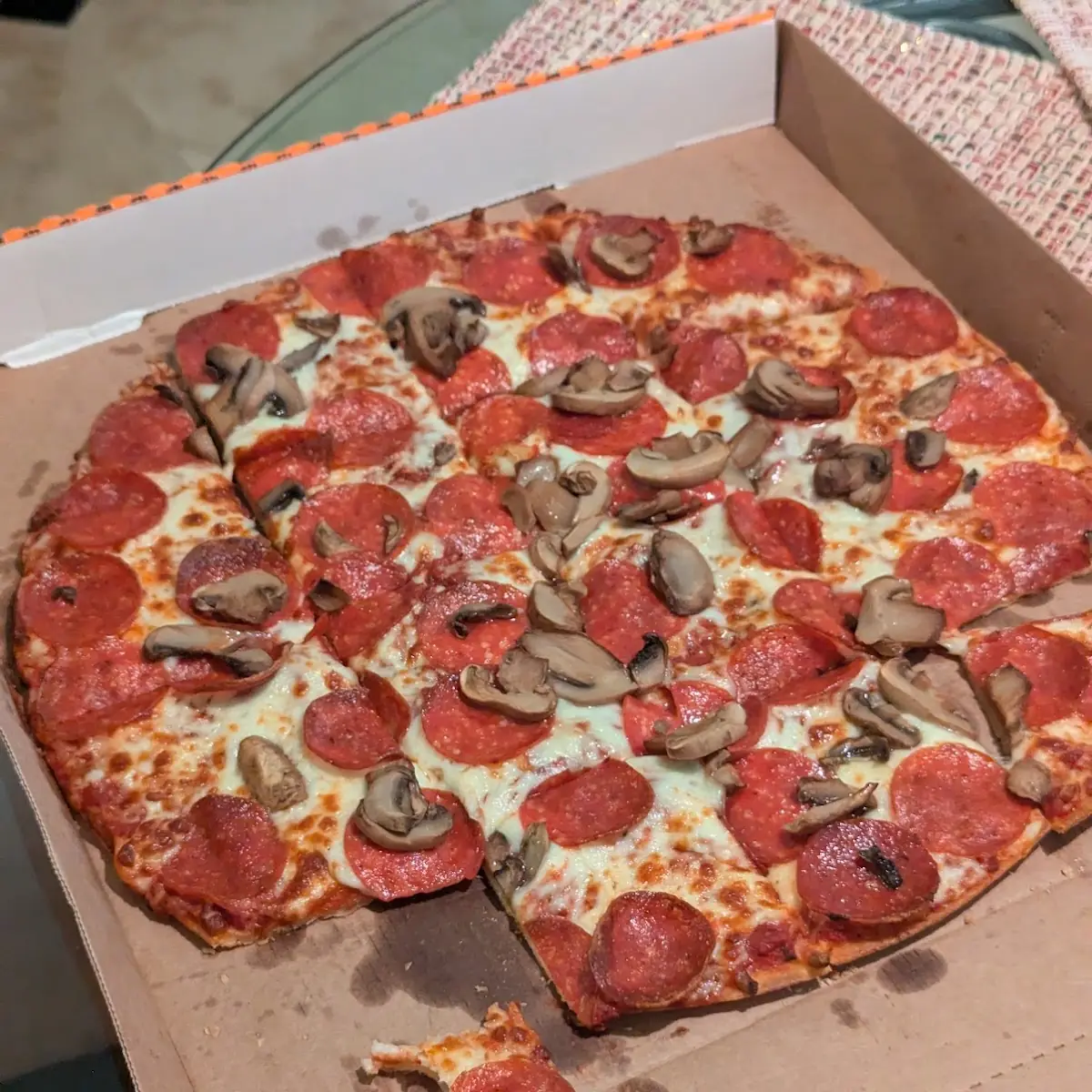 Thin Crust Pizza