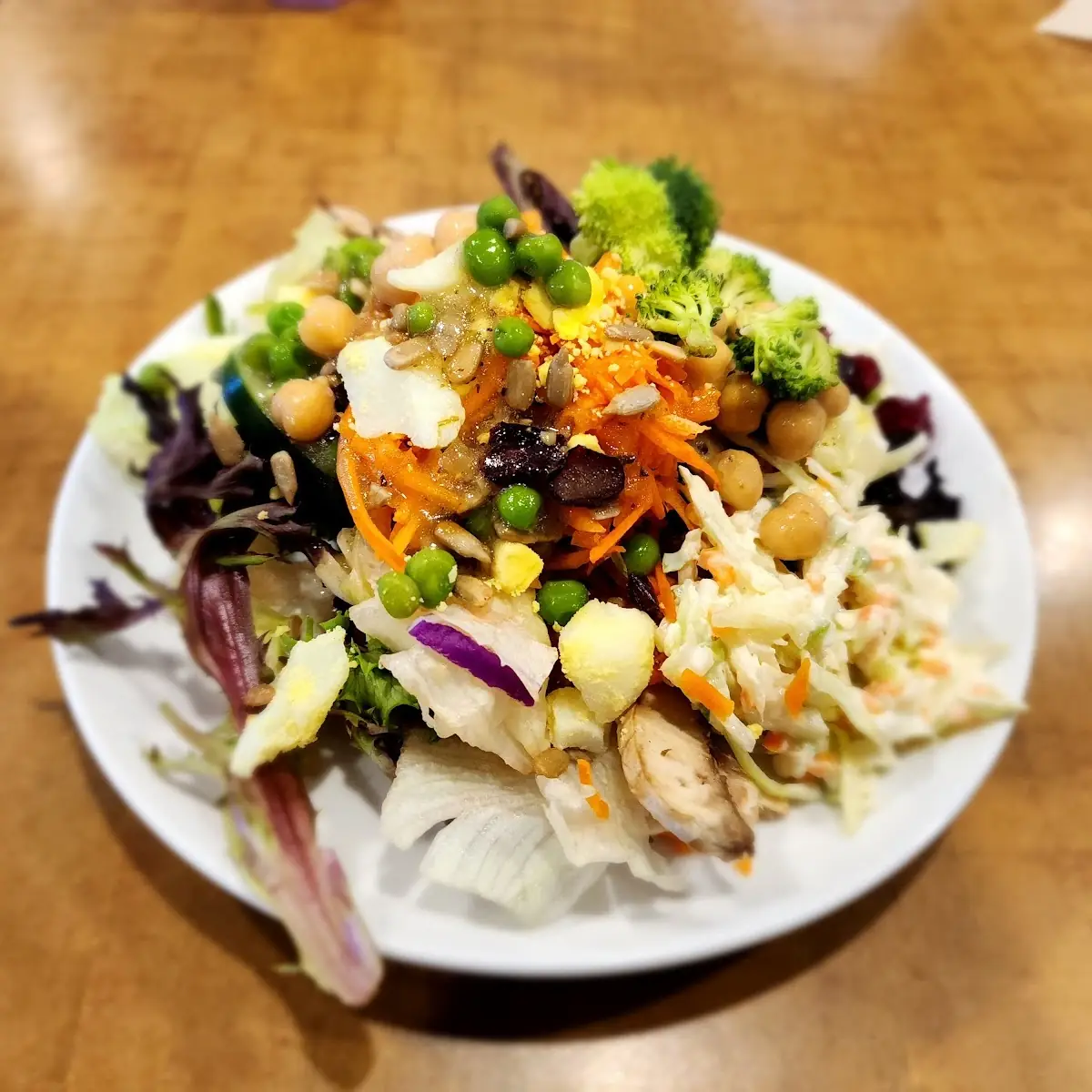 Fresh Salad from Salad Bar