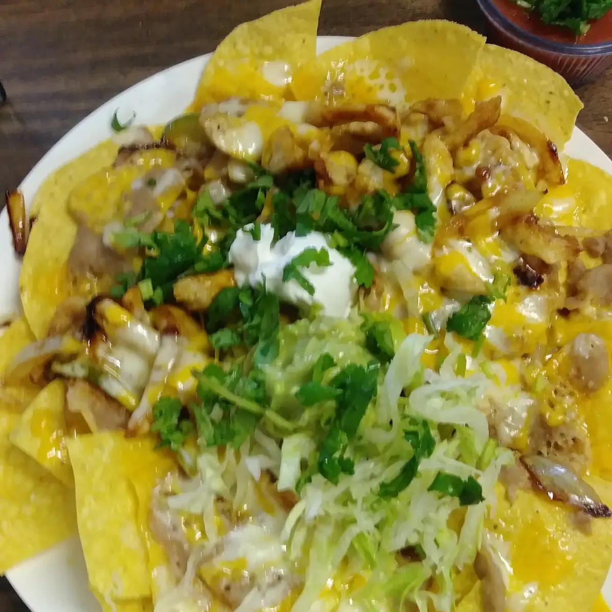 Chicken Fajita Nachos