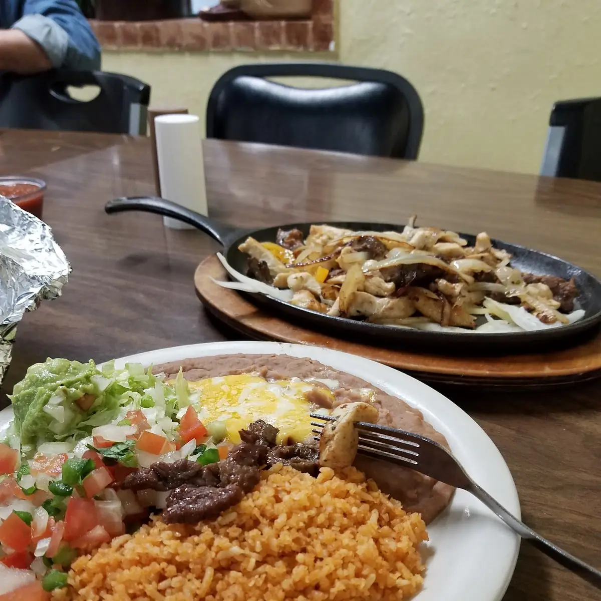 Fajita Burrito Plate