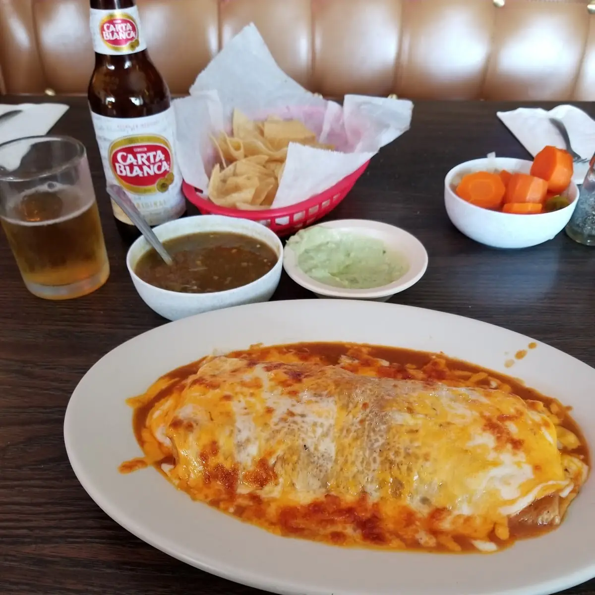Chile Colorado Wet Burrito