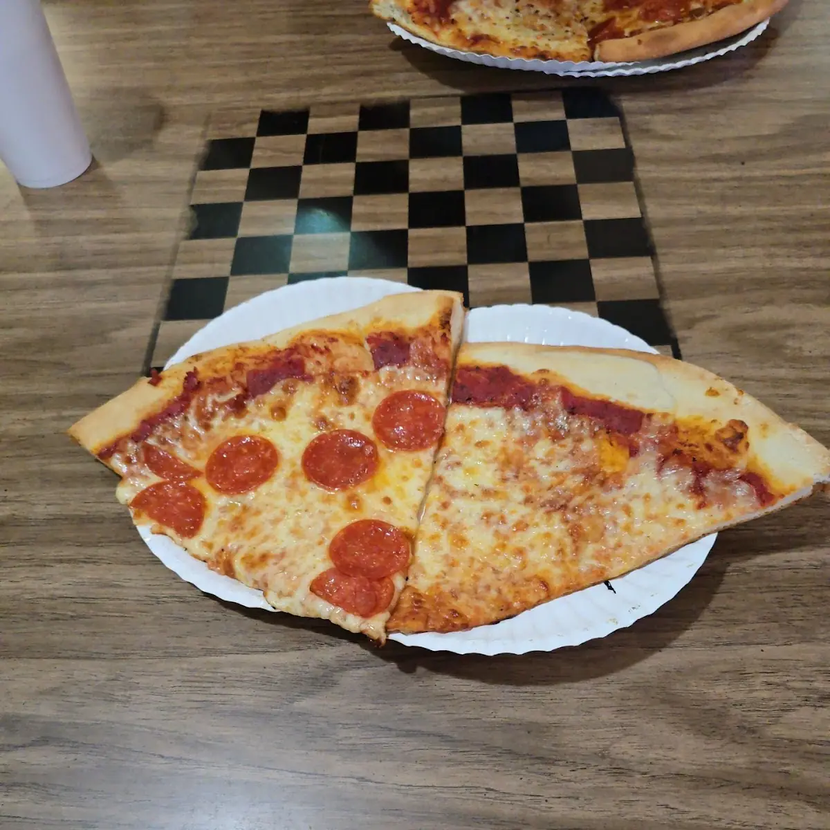 Two Cheese Pizza Slices