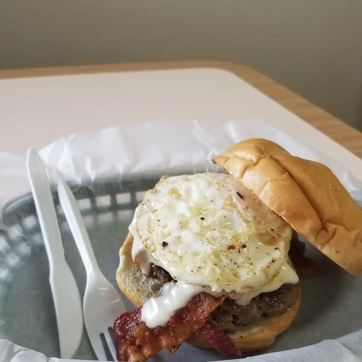 Bacon Egg Cheeseburger