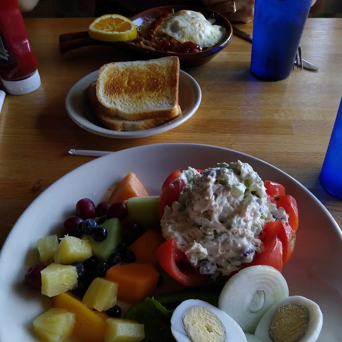 Chicken Salad Stuffed Tomato