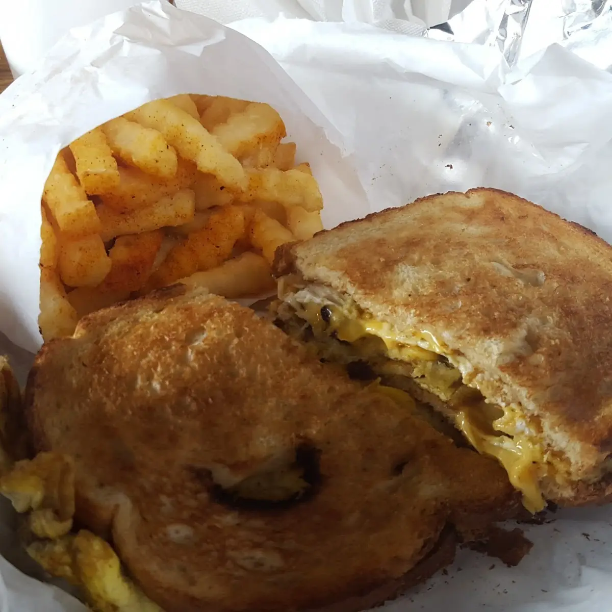 Sausage Egg and Cheese Sandwich
