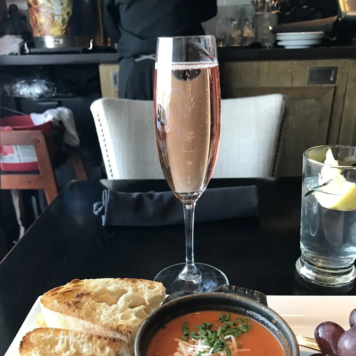 Grilled Cheese & Tomato Basil Soup