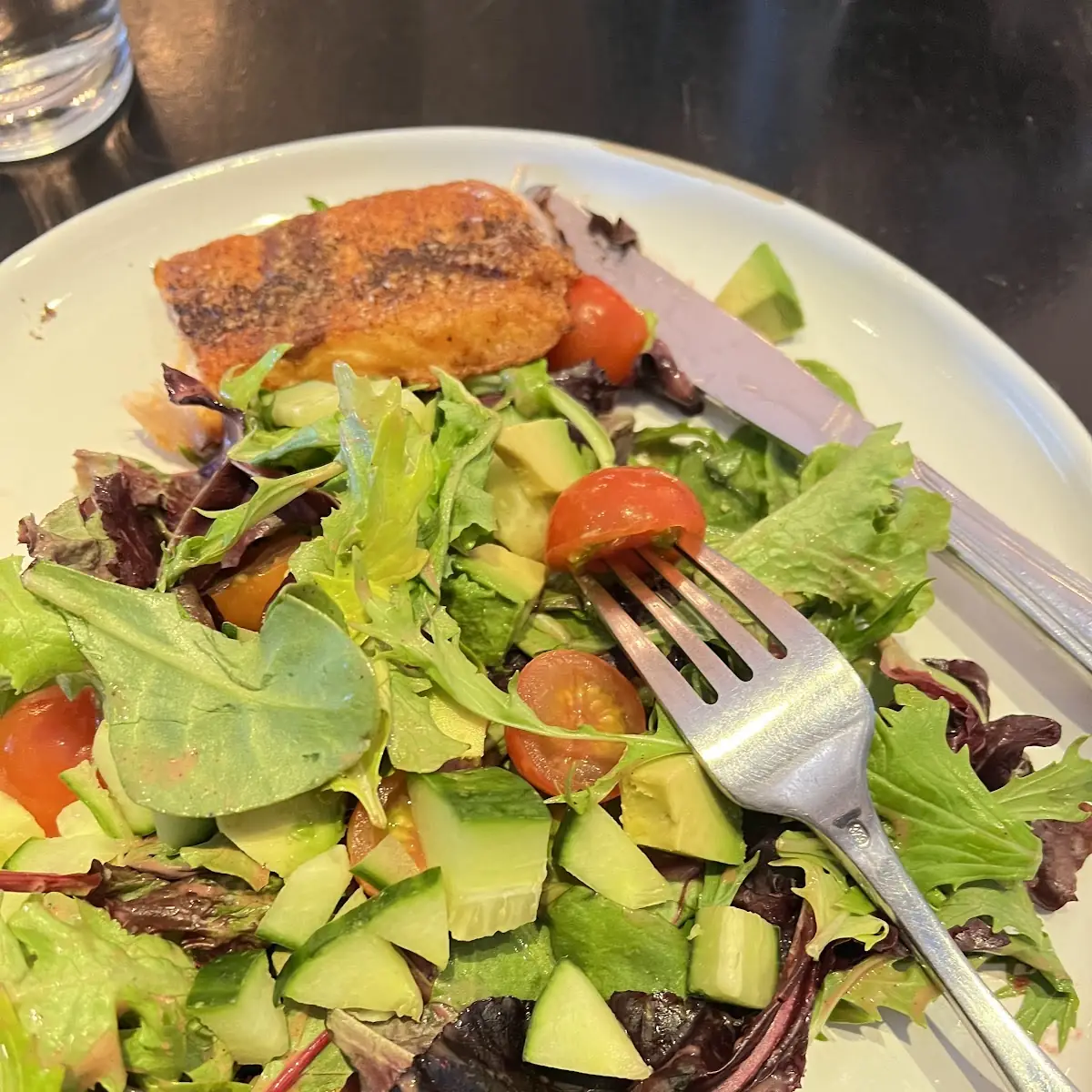 Seared Salmon Salad