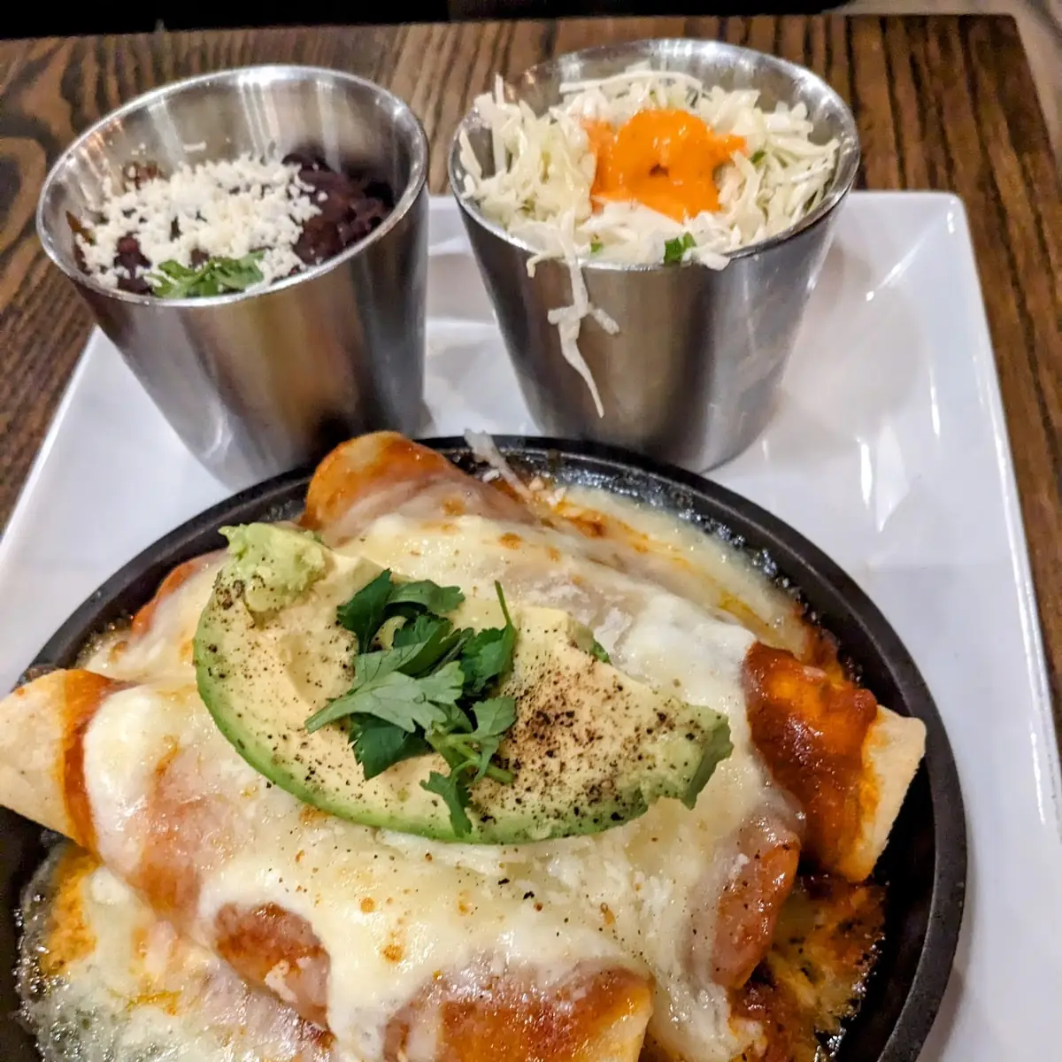 Spinach Artichoke Enchiladas