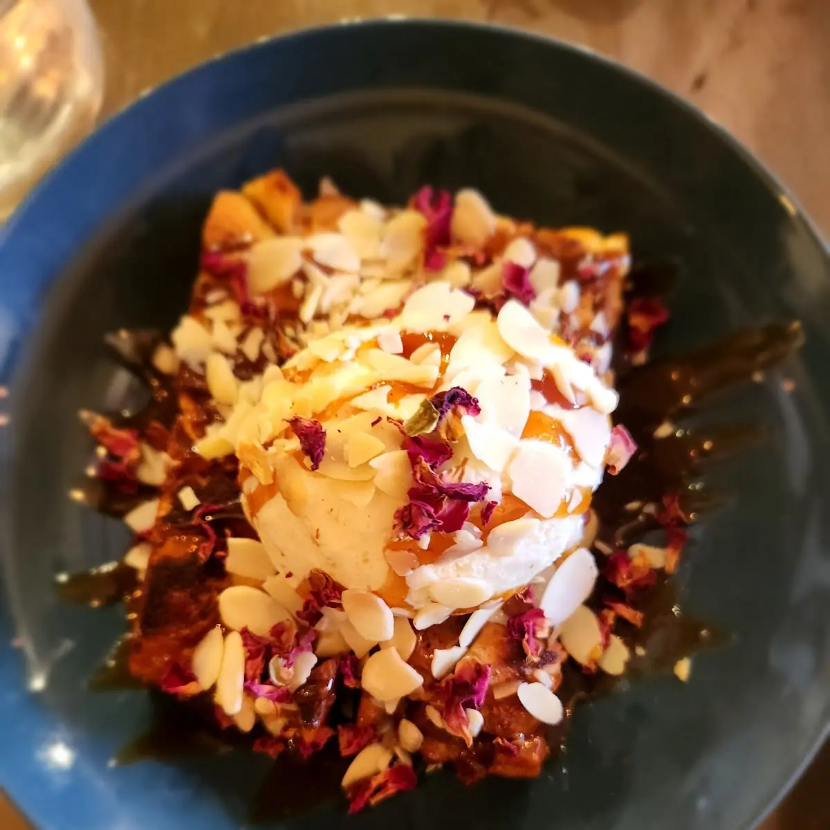 Gulab Jamun Bread Pudding