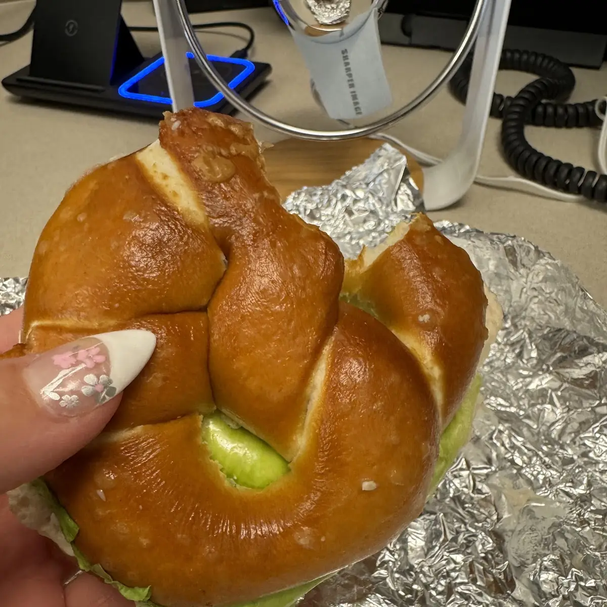 Pretzel Sandwich Ring