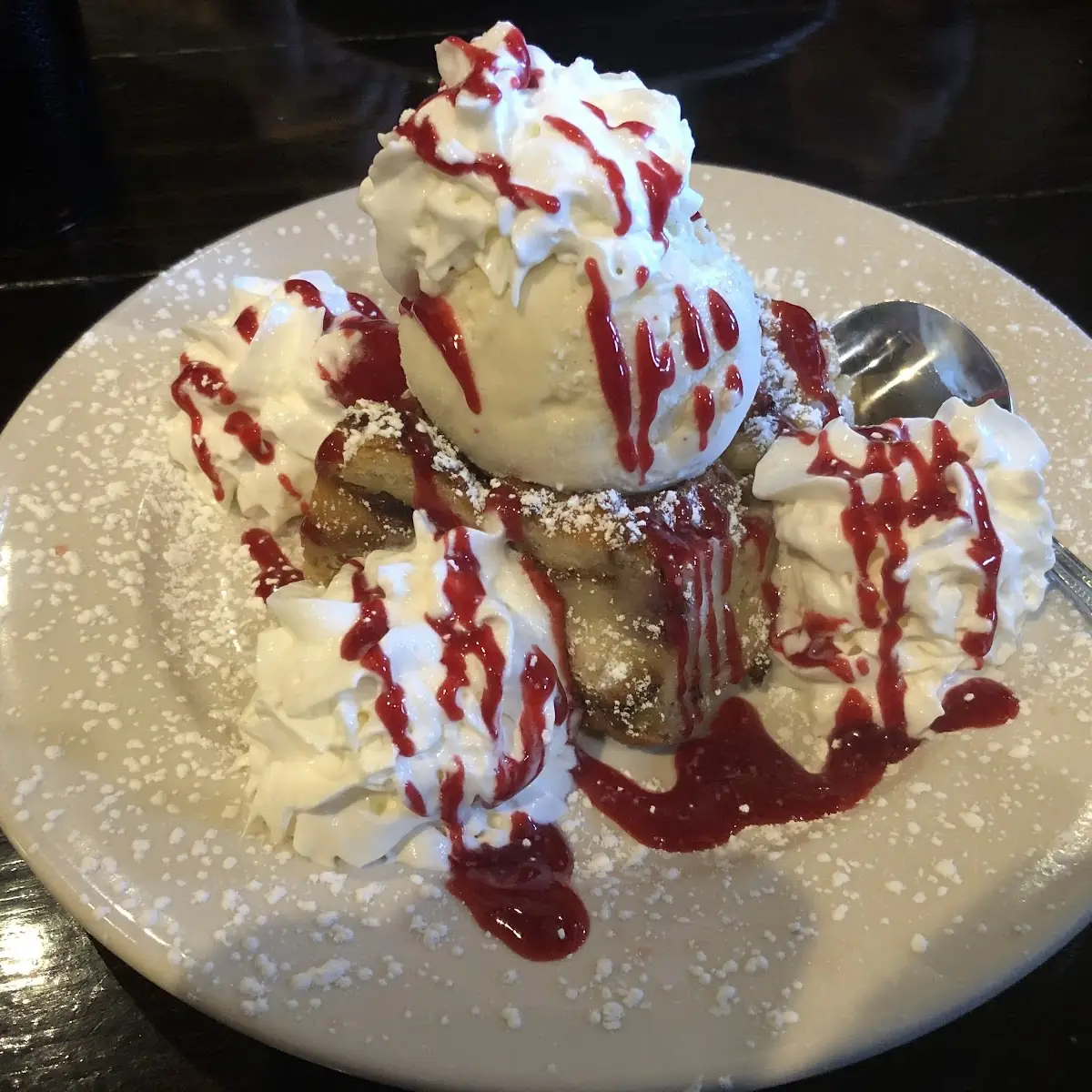 Raspberry Bread Pudding